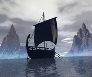 пазл Корабль викингов